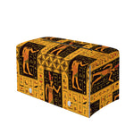 Egyptian Gods And Hieroglyphs Print Leather Tissue Box Cover