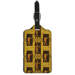 Egyptian Gods And Hieroglyphs Print Luggage Tag