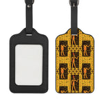 Egyptian Gods And Hieroglyphs Print Luggage Tag