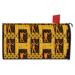 Egyptian Gods And Hieroglyphs Print Mailbox Cover
