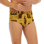 Egyptian Gods And Hieroglyphs Print Men's Briefs