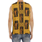 Egyptian Gods And Hieroglyphs Print Men's Fitness Tank Top