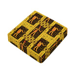 Egyptian Gods And Hieroglyphs Print Outdoor Seat Cushion Cover