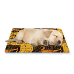 Egyptian Gods And Hieroglyphs Print Pet Cooling Mat Cover