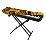 Egyptian Gods And Hieroglyphs Print Piano Keyboard Cover