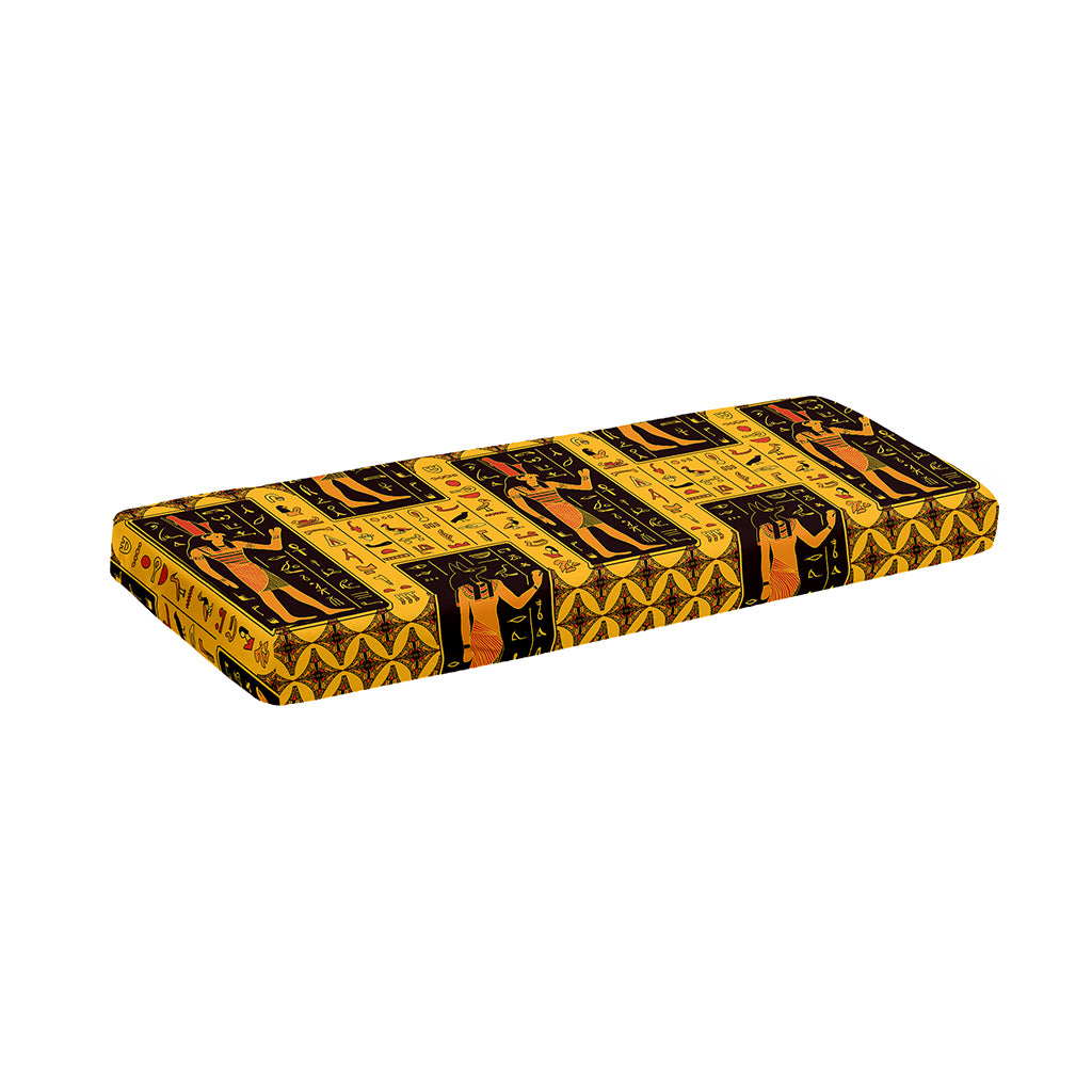 Egyptian Gods And Hieroglyphs Print Piano Keyboard Cover