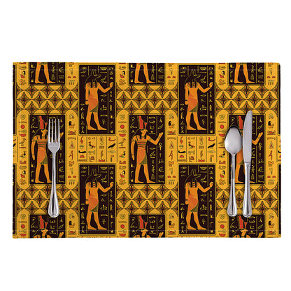 Egyptian Gods And Hieroglyphs Print Placemat