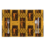 Egyptian Gods And Hieroglyphs Print Placemat