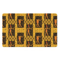 Egyptian Gods And Hieroglyphs Print Polyester Doormat