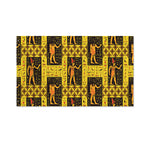 Egyptian Gods And Hieroglyphs Print Polyester Flag