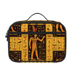 Egyptian Gods And Hieroglyphs Print Portable Lunch Bag