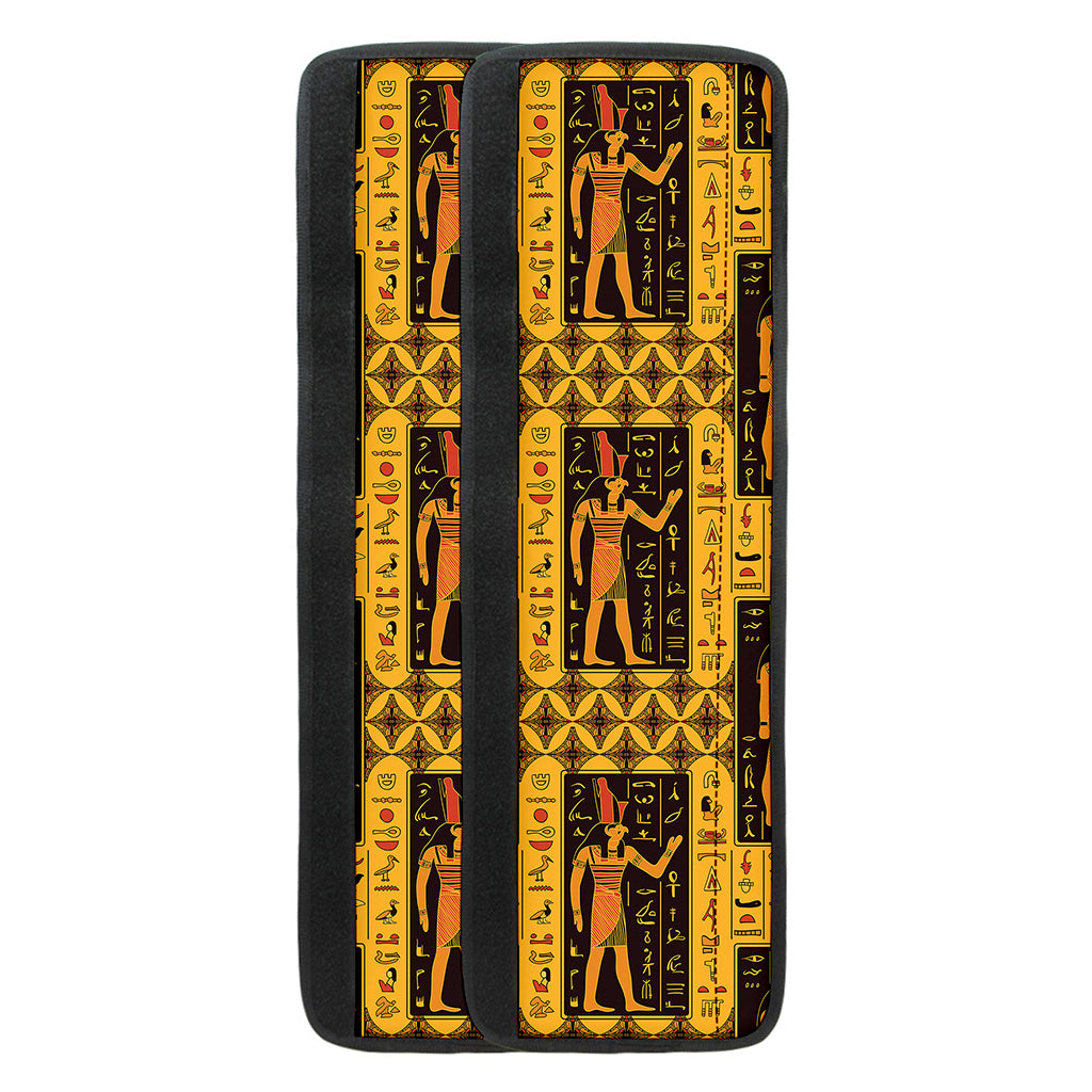 Egyptian Gods And Hieroglyphs Print Refrigerator Handle Covers