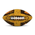 Egyptian Gods And Hieroglyphs Print Rugby Ball