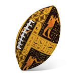 Egyptian Gods And Hieroglyphs Print Rugby Ball