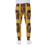 Egyptian Gods And Hieroglyphs Print Scuba Joggers