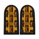 Egyptian Gods And Hieroglyphs Print Skillet Handle Cover