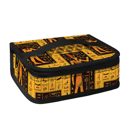 Egyptian Gods And Hieroglyphs Print Small Lunch Bag