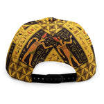 Egyptian Gods And Hieroglyphs Print Snapback Cap