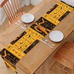 Egyptian Gods And Hieroglyphs Print Table Runner