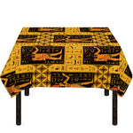 Egyptian Gods And Hieroglyphs Print Tablecloth