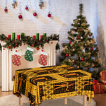 Egyptian Gods And Hieroglyphs Print Tablecloth