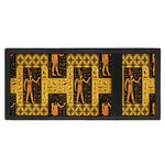 Egyptian Gods And Hieroglyphs Print Trifold Wallet