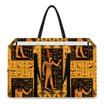 Egyptian Gods And Hieroglyphs Print Utility Tote Bag