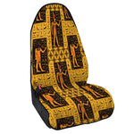 Egyptian Gods And Hieroglyphs Print Waterproof Car Seat Cover
