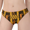 Egyptian Gods And Hieroglyphs Print Women's Panties