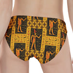 Egyptian Gods And Hieroglyphs Print Women's Panties