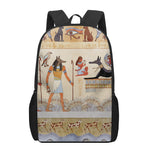 Egyptian Gods And Pharaohs Print 17 Inch Backpack