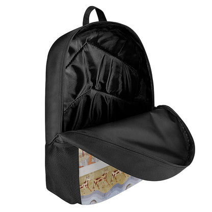 Egyptian Gods And Pharaohs Print 17 Inch Backpack