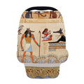Egyptian Gods And Pharaohs Print Baby Seat Cover