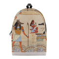 Egyptian Gods And Pharaohs Print School Backpack
