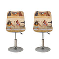 Egyptian Gods And Pharaohs Print Bar Stool Covers