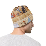 Egyptian Gods And Pharaohs Print Beanie