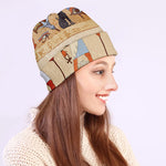 Egyptian Gods And Pharaohs Print Beanie
