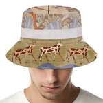 Egyptian Gods And Pharaohs Print Bucket Hat