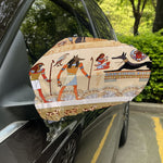 Egyptian Gods And Pharaohs Print Car Side Mirror Covers