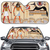 Egyptian Gods And Pharaohs Print Car Windshield Sun Shade