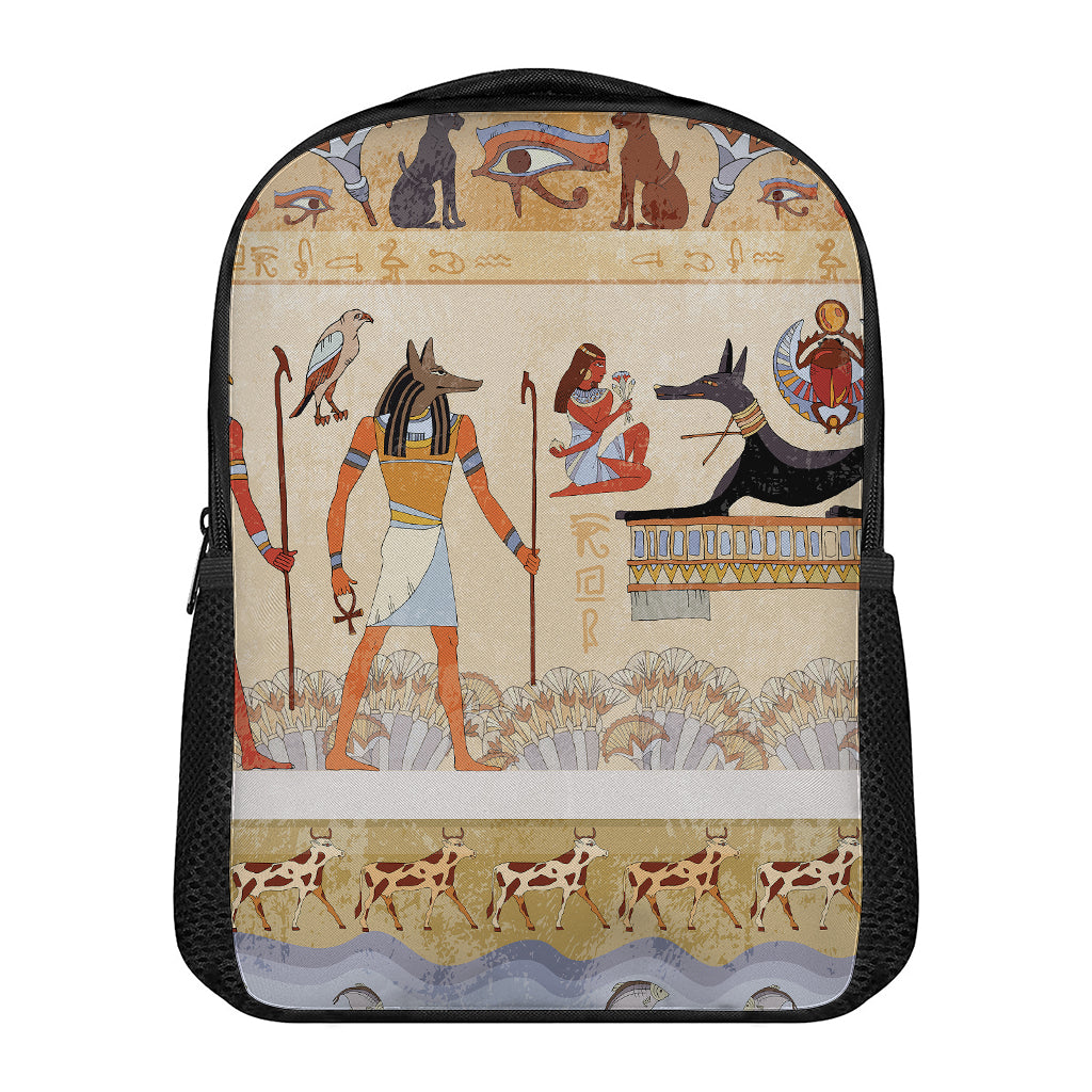 Egyptian Gods And Pharaohs Print Casual Backpack