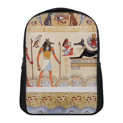 Egyptian Gods And Pharaohs Print Casual Backpack