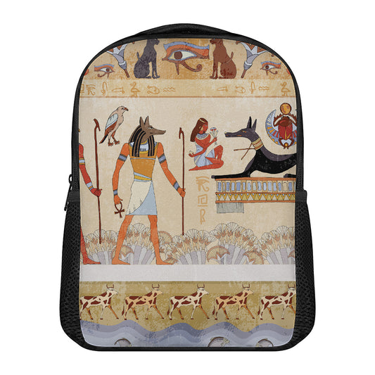 Egyptian Gods And Pharaohs Print Casual Backpack