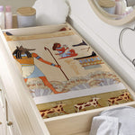 Egyptian Gods And Pharaohs Print Changing Pad Cover