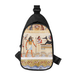 Egyptian Gods And Pharaohs Print Chest Bag