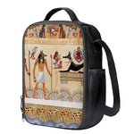 Egyptian Gods And Pharaohs Print Crossbody Lunch Bag