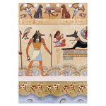 Egyptian Gods And Pharaohs Print Curtain