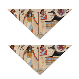 Egyptian Gods And Pharaohs Print Dog Bandana