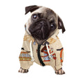 Egyptian Gods And Pharaohs Print Dog Zip Up Hoodie