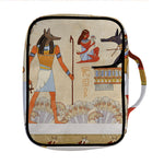 Egyptian Gods And Pharaohs Print Front Pocket Bible Bag